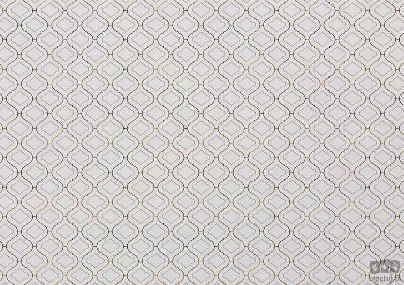 Fototapeta Arabesca White Gold