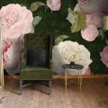 Fototapeta Roses Dark Green