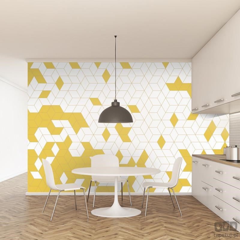 Fototapeta Shapes Fusion miodowy