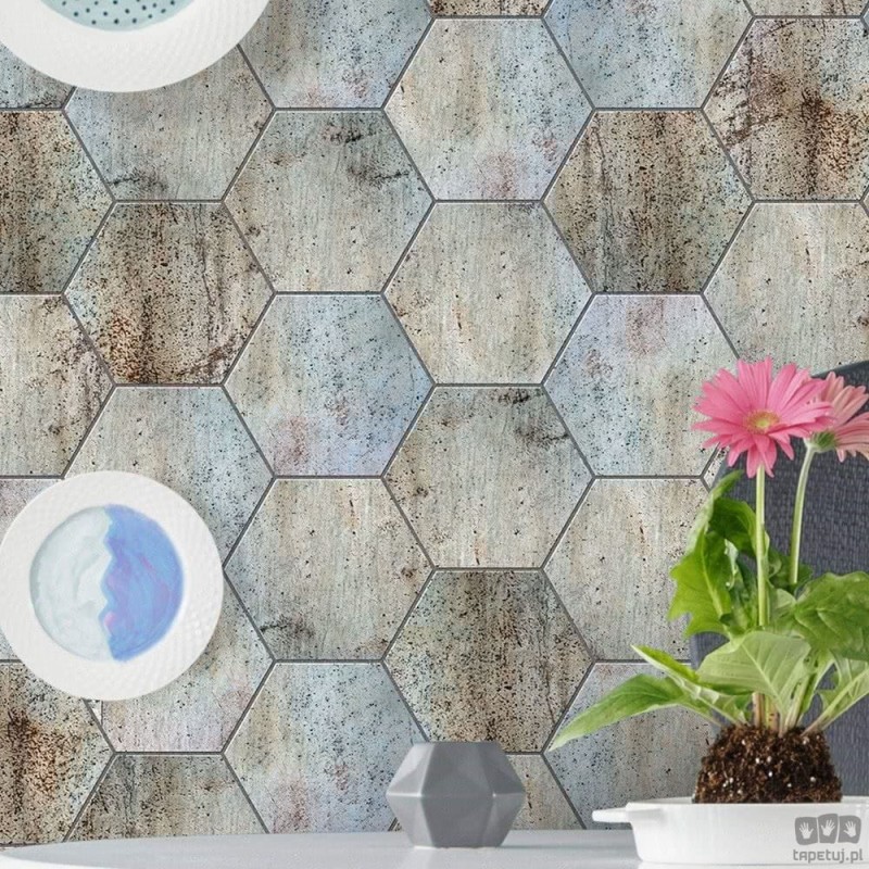 Fototapeta Stone Hex