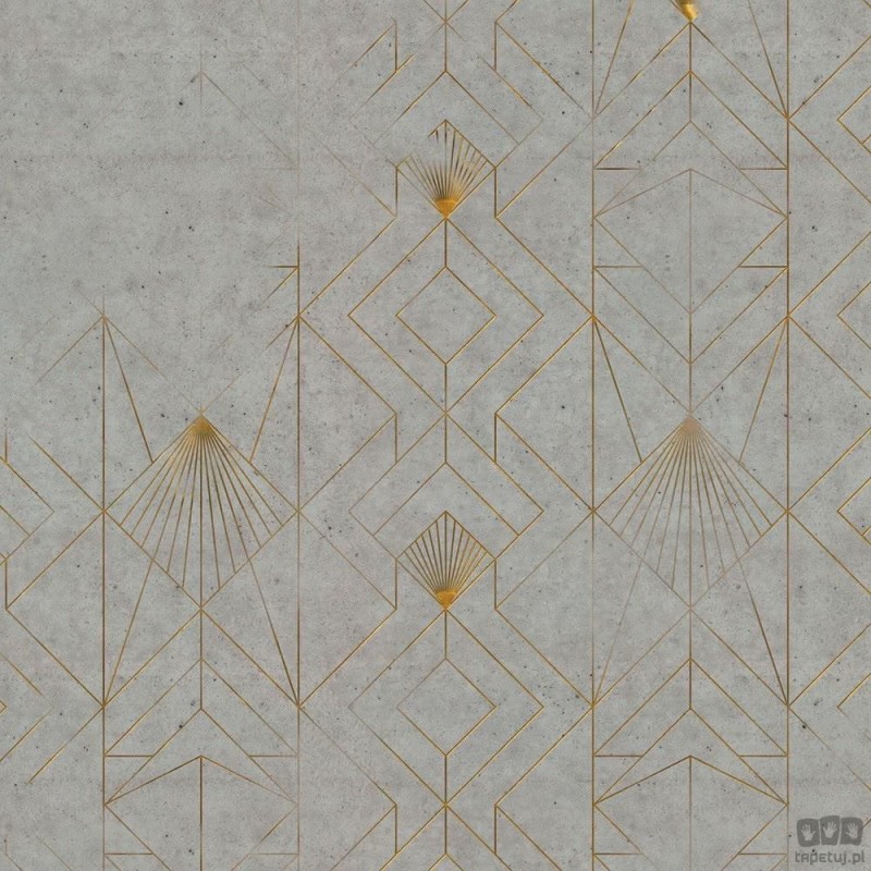Fototapeta Concrete Fan Gold