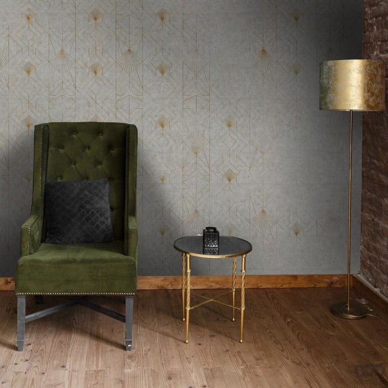 Fototapeta Concrete Fan Gold