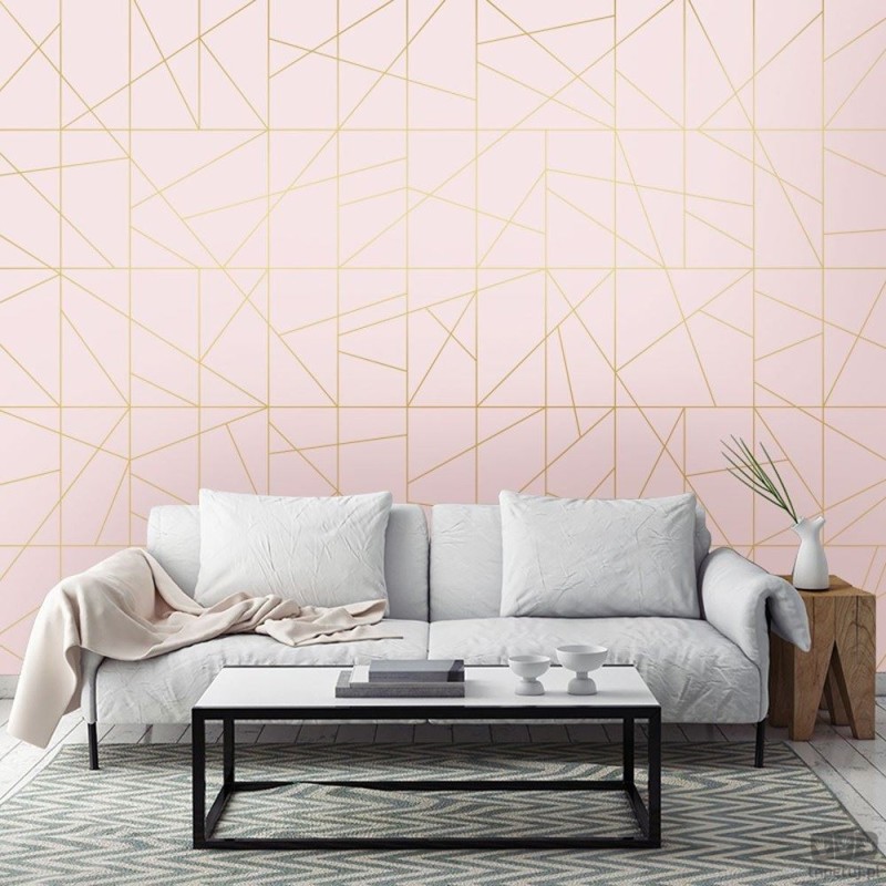 Fototapeta Cant fusion powder pink&gold