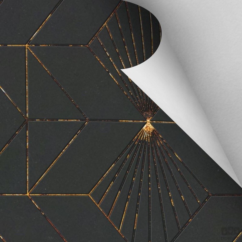 Fototapeta Fan Black&Gold