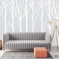 Fototapeta Bare Trees jasnoszare tło