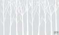 Fototapeta Bare Trees jasnoszare tło