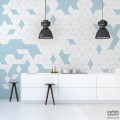 Fototapeta Shapes Fusion blue