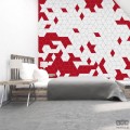 Fototapeta Shapes Fusion bordowy
