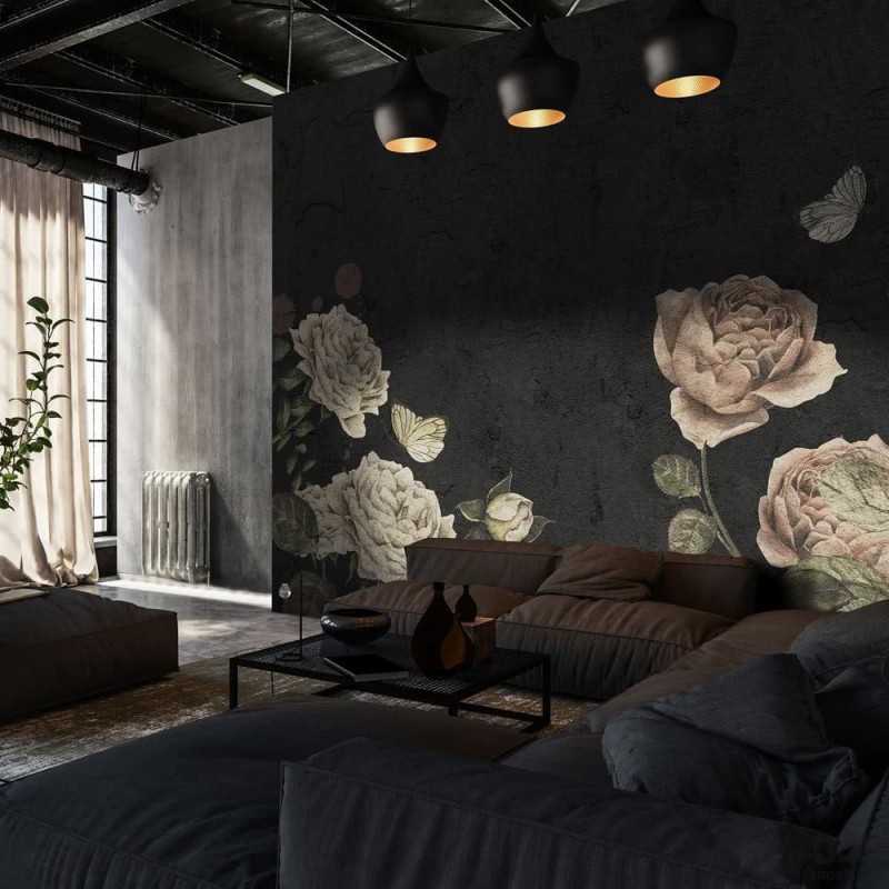 Fototapeta Rose Dream black