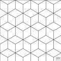 Fototapeta Square Blank czarna fuga
