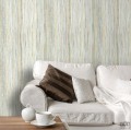 Nowoczesna tapeta ICH Wallpaper Deco Stripes fale zielono-żółta
