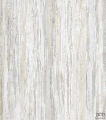 Nowoczesna tapeta ICH Wallpaper Deco Stripes fale beżowo-szaro-biała