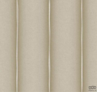 Beżowo-biała tapeta na flizelinie pasy ICH Wallpaper Deco Stripes