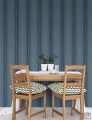 Niebieska tapeta na flizelinie pasy ICH Wallpaper Deco Stripes