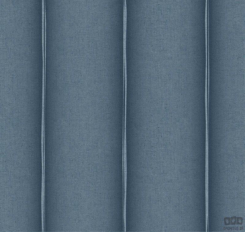 Niebieska tapeta na flizelinie pasy ICH Wallpaper Deco Stripes