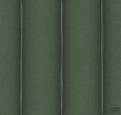 Ciemnozielona tapeta na flizelinie pasy ICH Wallpaper Deco Stripes