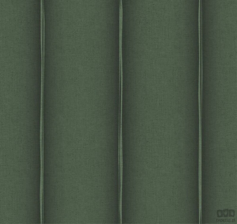 Ciemnozielona tapeta na flizelinie pasy ICH Wallpaper Deco Stripes