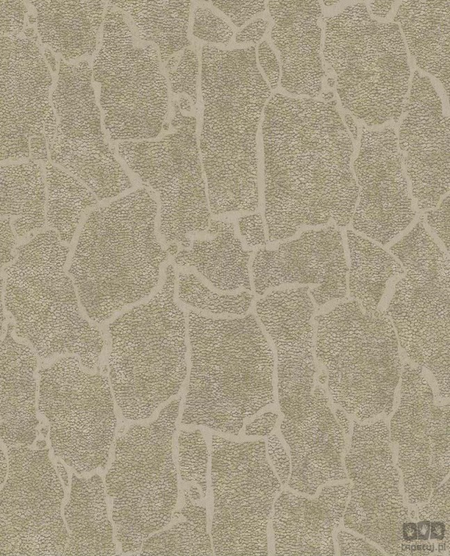 Tapeta w odcieniach khaki z motywem pęknięć