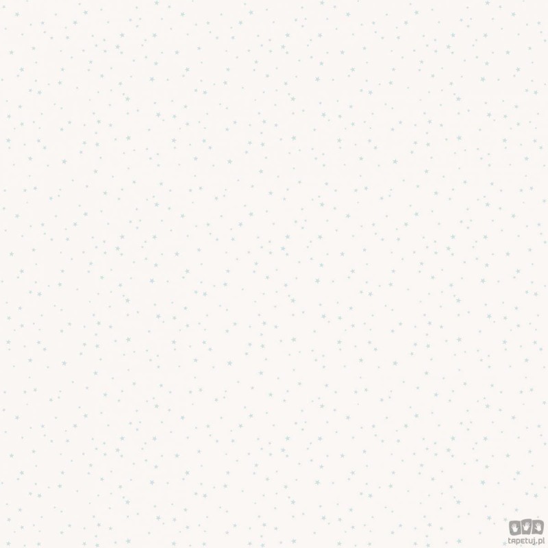 Tapeta dziecięca ICH Wallpaper Noa na flizelinie gwiazdki biało-niebieska