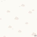 Tapeta dziecięca ICH Wallpaper Noa na flizelinie chmurki biało-różowa