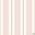 Tapeta ścienna ICH Wallpaper Noa na flizelinie paski biel róż brąz
