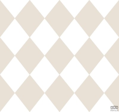 Tapeta papierowa romby ICH Wallpaper Oh La La biało-beżowa