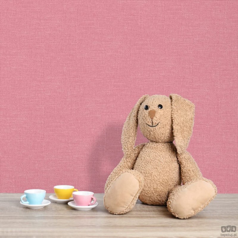 Różowa tapeta papierowa ICH Wallpaper Oh La La dziecięca