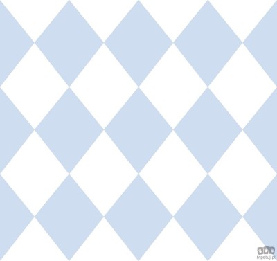 Tapeta papierowa romby ICH Wallpaper oh La La niebieska