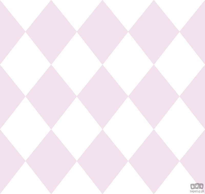 Tapeta papierowa romby ICH Wallpaper oh La La różowa