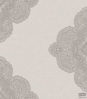 Tapeta na flizelinie ICH Wallpaper Modish w odcieniach fioletu bieli i szarości