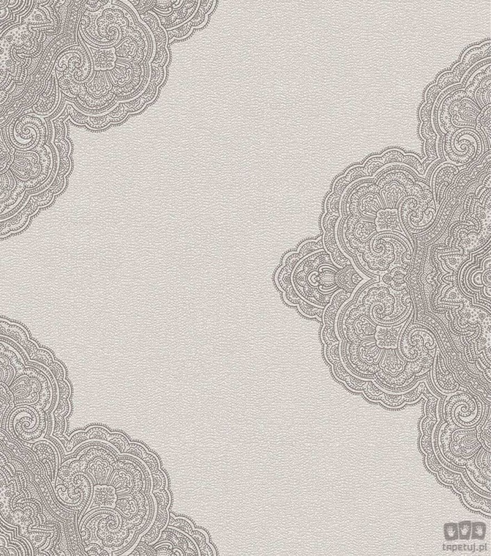 Tapeta na flizelinie ICH Wallpaper Modish w odcieniach fioletu bieli i szarości