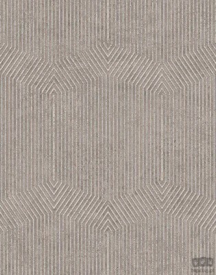 Tapeta na flizelinie ICH Wallpaper Modish z geometrycznym motywem w odcieniach szarości i bieli