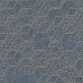 Tapeta na flizelinie ICH Wallpaper Modish z geometrycznym motywem w odcieniach szarości i granatu
