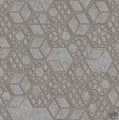 Tapeta na flizelinie ICH Wallpaper Modish z geometrycznym motywem w odcieniach bieli, srebra i różu