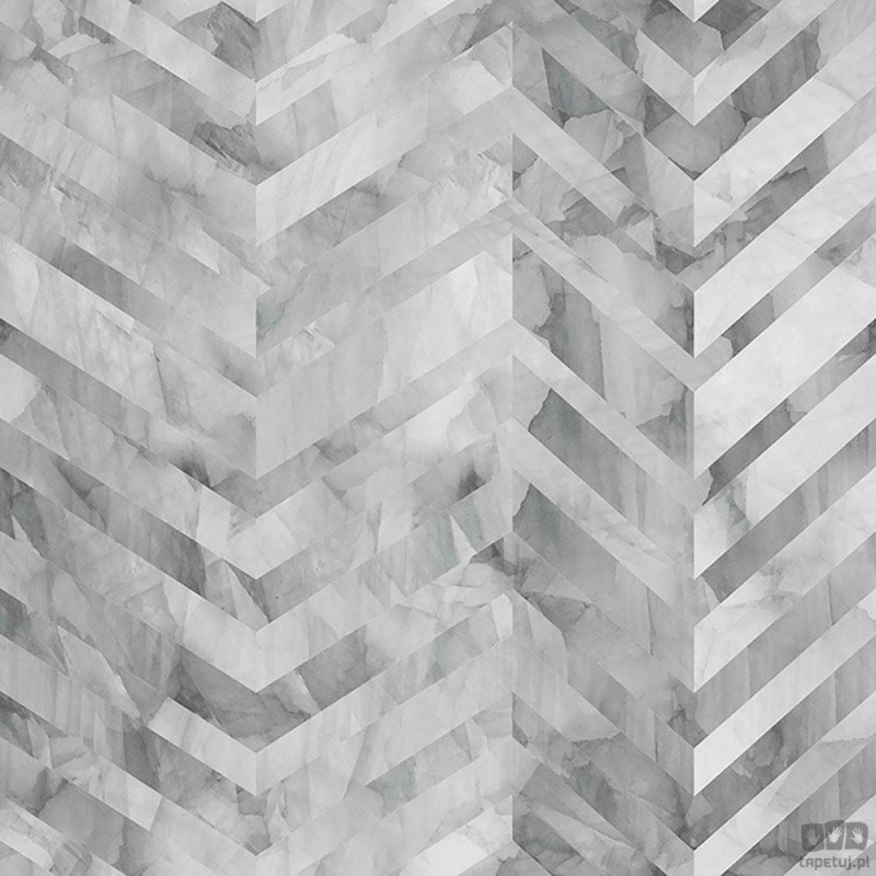 Szaro-biała tapeta ścienna na flizelinie ICH Wallpaper Modish