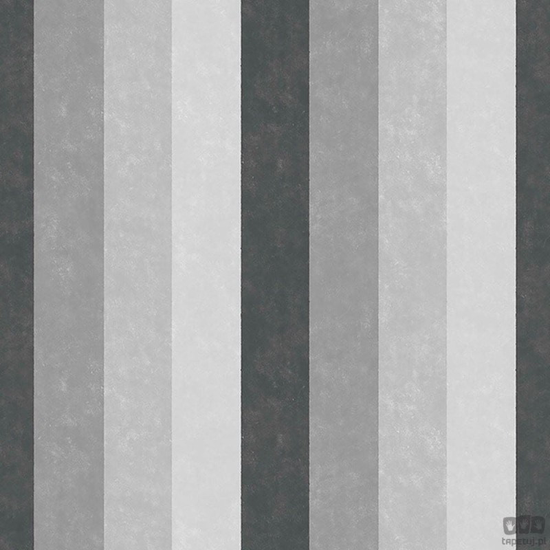 Tapeta ścienna ICH Wallpaper Modish w pionowe pasy w odcieniach szarości, czerni, bieli
