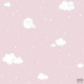 Dziecięca tapeta papierowa ICH Wallpaper Lullaby niebo różowa