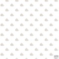 Dziecięca tapeta papierowa ICH Wallpaper Lullaby motyw waleni biało-beżowa