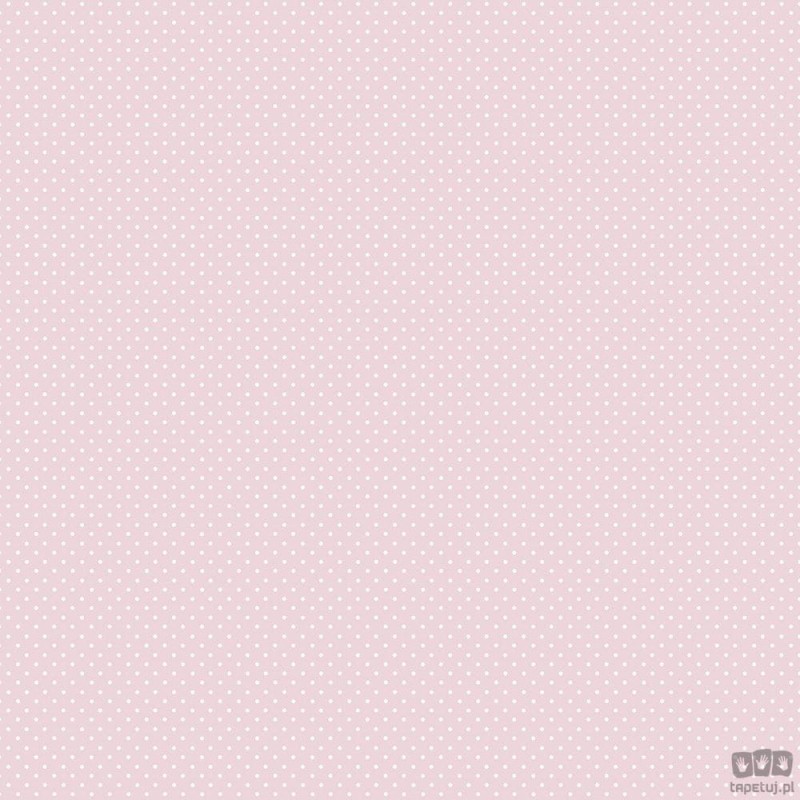 Dziecięca tapeta papierowa ICH Wallpaper Lullaby kropki różowa