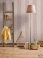 Winylowa tapeta w pasy ICH Wallpaper Deco Stripes srebrne odcienie
