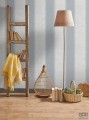 Szaro-niebieska tapeta winylowa ICH Wallpaper Deco Stripes w pasy