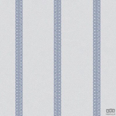 Tapeta na Flizelinie szaro-srebrna w paski ICH Wallpaper Deco Stripes