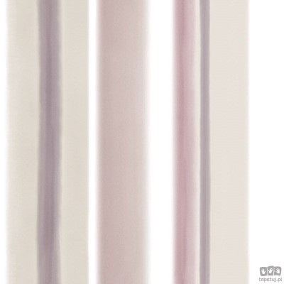 Nowoczesna tapeta w paski ICH Wallpaper Deco Stripes róż fiolet biel