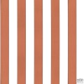 Tapeta w paski na flizelinie ICH Wallpaper Deco Stripes pomarańczowo-biała