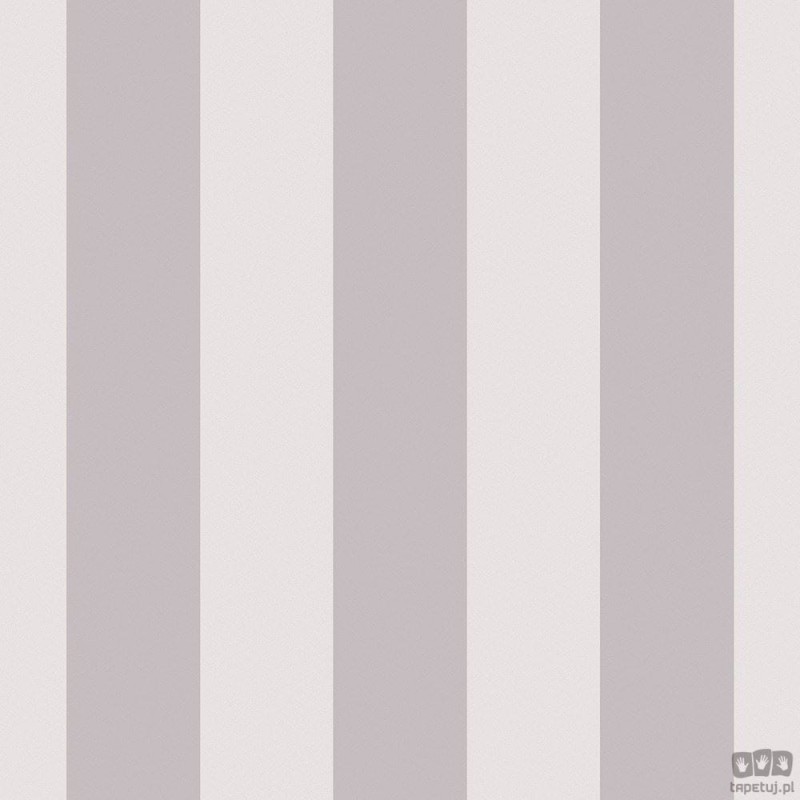 Tapeta w pasy na flizelinie ICH Wallpaper Deco Stripes srebrno-beżowa