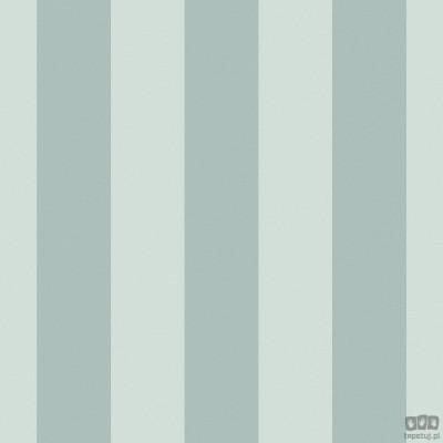 Tapeta w pasy na flizelinie ICH Wallpaper Deco Stripes turkusowa