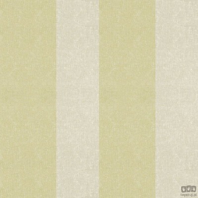 Tapeta w pasy na flizelinie szaro-zielona ICH Wallpaper Deco Stripes