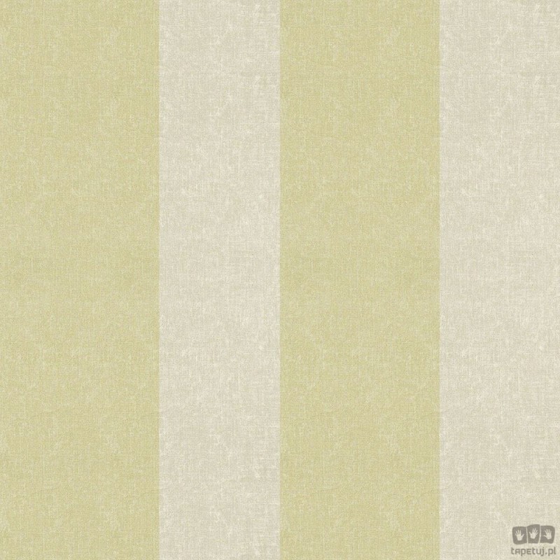 Tapeta w pasy na flizelinie szaro-zielona ICH Wallpaper Deco Stripes