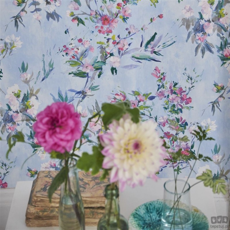 Flowers volume I PDG1024/01 tapeta ścienna Designers Guild