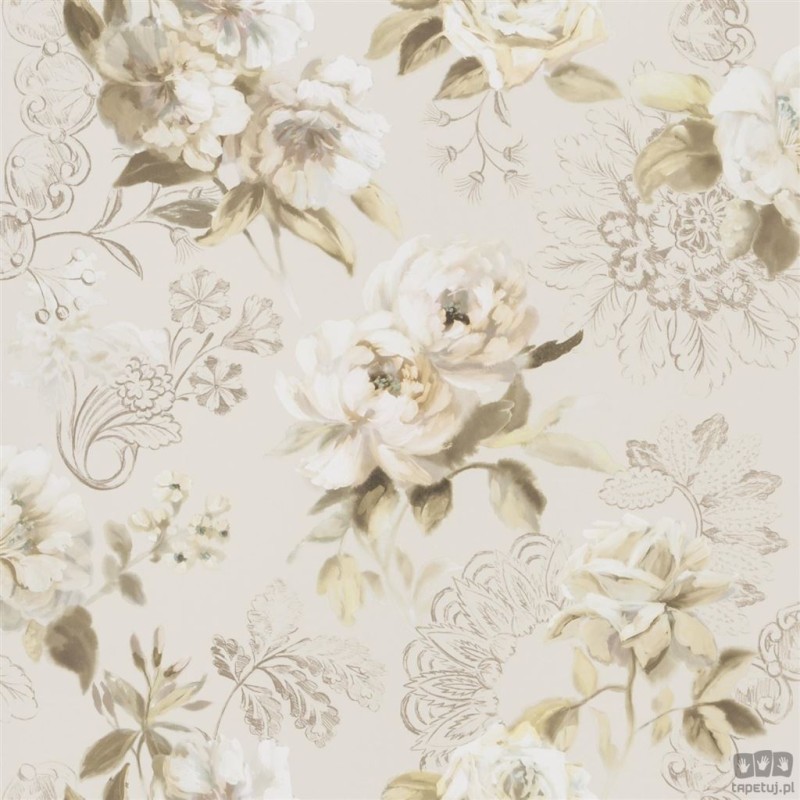 Flowers volume I PDG1051/05 tapeta ścienna Designers Guild